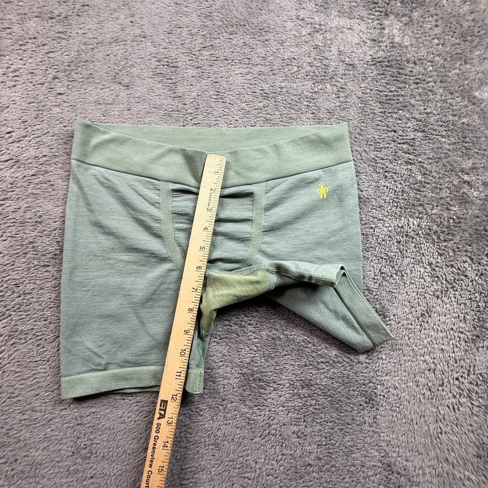 Smartwool Everyday Boxer Brief Mens L Merino Wool Blend Sea Foam Green